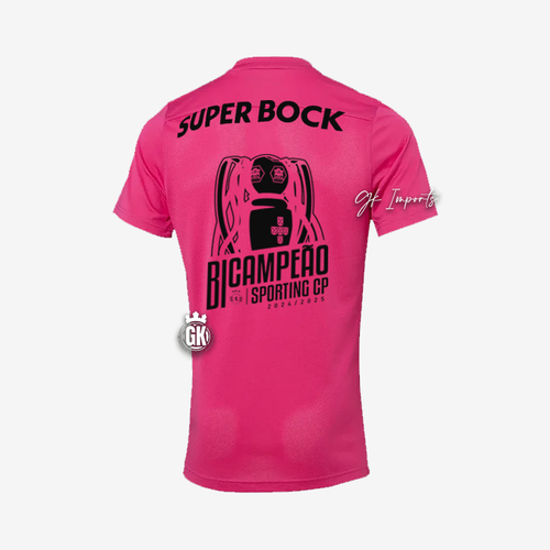 Camisola BICAMPEÃO pink october 2024/25