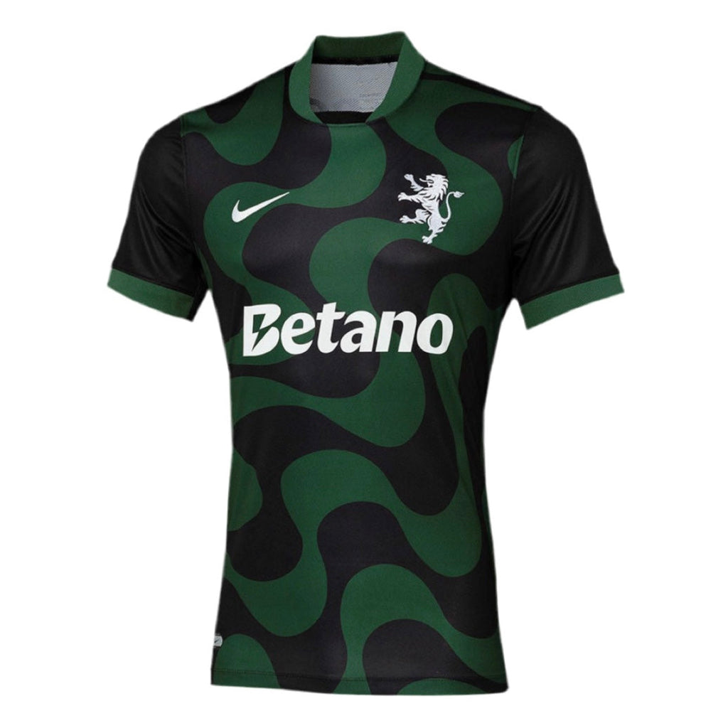 Camisola alternativa 2025/26 preto e verde