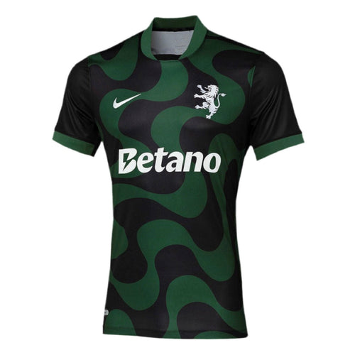 Camisola alternativa 2025/26 preto e verde